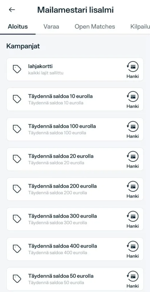 Klubilompakon käyttö kännykällä Playtomic-sovelluksen kautta – kuva 3